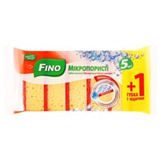 Губки кухонные Fino 4134CD микропористые 5 шт + 1 шт - фото