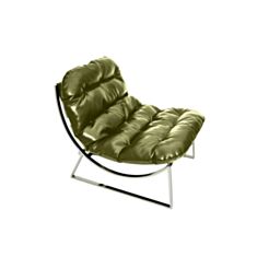 Кресло мягкое Fiora оливковое - фото