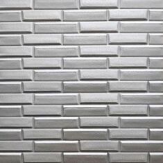 Панель 3D Sticker Wall самоклеющаяся 034 облицовочный кирпич серый 700*700 мм - фото