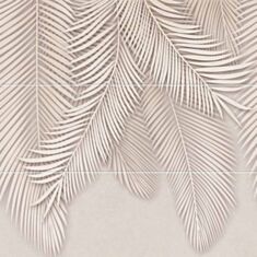 Плитка Cersanit Palmer Leaves панно 60*60 см бежева - фото