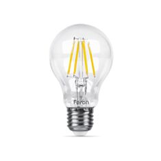 Лампа светодиодная Feron Filam Filam LB-63 A60 230V 8W E27 4000K - фото