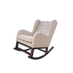 Кресло качалка Майа ткань Эльдорадо бежевое - фото