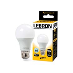 Лампа світлодіодна Lebron LED L-A60 10W E27 6500K 850Lm кут 240° - фото