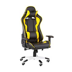 Кресло для геймеров Special4You ExtremeRace black/yellow Е4756 - фото
