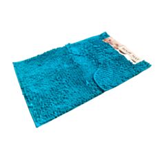 Набор ковриков для ванной Makaron MAXPAMAT голубой - фото