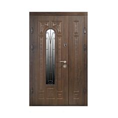 Двері металеві Міністерство Дверей Vinorit ПК-139 дуб темний 120*205 см ліві - фото