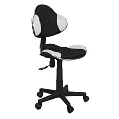 Крісло Q-G2 (біло-чорне) - фото