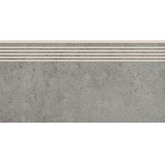 Плитка Cersanit Highbrook Grey ступень 29,8*59,8 см серая - фото