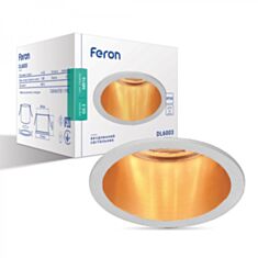 Светильник точечный Feron DL6003 MR-16 белый-золото - фото