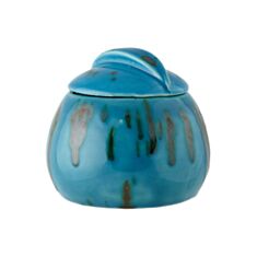 Цукорниця Manna ceramics Тіффані 6030 400 мл синя - фото