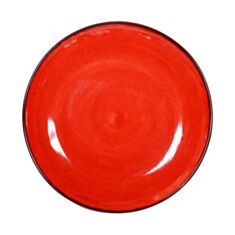 Тарілка Manna ceramics Тіффані 2026 26 см помаранчева - фото