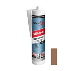 Герметик силиконовый Soprо Sanitar Silikon 310 мл коричневый - фото