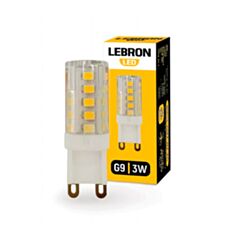 Лампа светодиодная Lebron LED L-G9 3W G9 3300K 280Lm угол 360° - фото