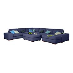 Комплект мягкой мебели Таллин синий - фото
