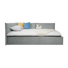 Ліжко Константа Кidi з матрацом 90*200 см світло-сіре - фото