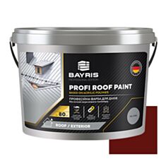 Фасадна фарба акрилова Bayris Profi Roof Paint матова бордова 1 кг - фото