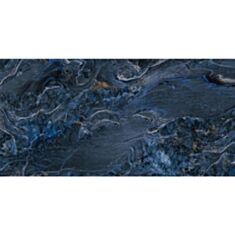 Керамогранит Inspiro Deep Blue Stone 90*180 см синий - фото