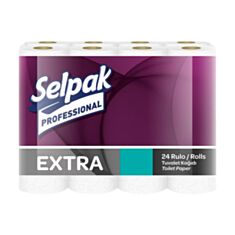 Бумага туалетная Selpak Professional Extra 24 шт - фото