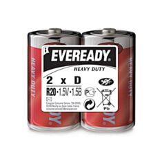 Батарейка Eveready Heavy Duty R20 D 1,5V 2 шт - фото