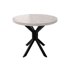 Стол обеденный Металл-Дизайн Фолд 80 см аляска/черный - фото
