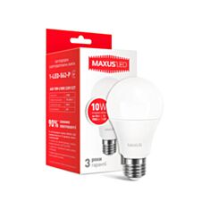 Лампа світлодіодна Maxus LED 1-LED-562-(P) A60 10W 4100K 220V E27 - фото
