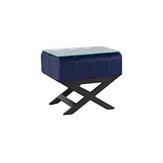 Столик прикроватный DLS Рубенс синий - фото