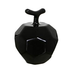 Декор яблоко Eterna 2025-11 9*9*11 см черный - фото