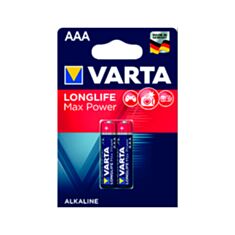 Батарейка Varta LongLife Max Power LR03 AAA 1,5V 2 шт - фото