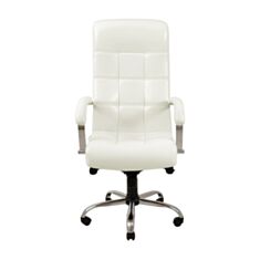 Крісло для керівників Richman Вірджинія хром біле - фото