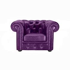 Кресло Честер фиолетовый - фото