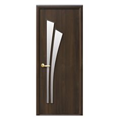 Межкомнатная дверь Новый стиль Лилия 600 мм орех - фото