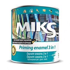 Грунт-емаль антикорозійна Miks 3 в 1 синя 0,8 кг - фото