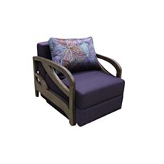 Кресло-кровать ОР-4Б фиолетовое - фото
