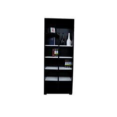 Книжный шкаф Гармония черный - фото