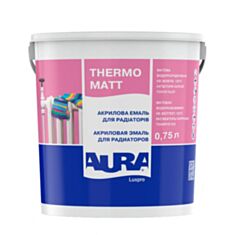 Эмаль акриловая Aura LuxPro Thermo белая матовая 0,75 л - фото
