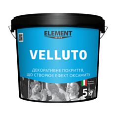 Декоративное покрытие Element Velluto с эффектом бархата 5 кг - фото