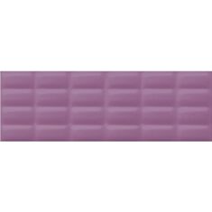 Плитка для стін Opoczno Vivid Violet glossy pillow 25*75 см - фото