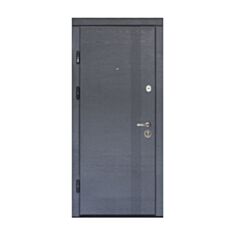 Двері металеві Міністерство Дверей ПК-262+К дуб грифель/дуб пломбір 96*205 см ліві - фото