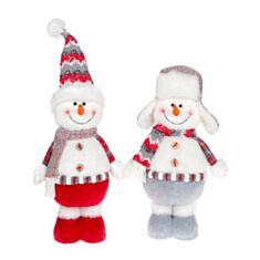 М'яка новорічна іграшка Bona Di Сніговик 778-355 42см 2 види - фото