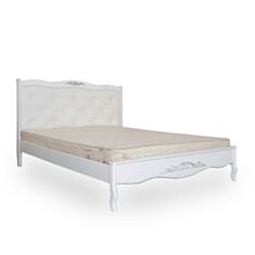 Ліжко Євродім Олександрія 160*200 біле - фото