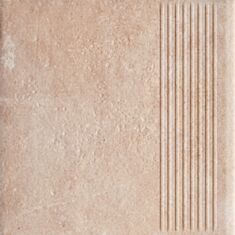 Клінкерна плитка Paradyz Scandiano ochra сходинка 30*30 см коричнева - фото
