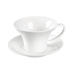 Чашка чайна з блюдцем Wilmax 993171 330 мл - фото