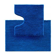 Набір килимків для ванної та туалету Dariana Ананас синій - фото