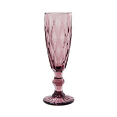 Келих для шампанського Olens Смарагд 34215-5-3 150 мл рожевий - фото