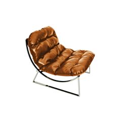 Кресло мягкое Fiora оранжевое - фото