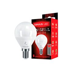 Лампа світлодіодна Maxus LED 1-LED-438 G45 F 5W 4100K 220V E14 AP - фото