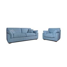 Комплект мягкой мебели Лион синий - фото