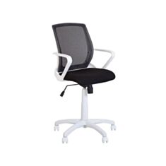 Крісло офісне Nowy Styl Fly Lux White GTP OH/5 LS06/06 чорне - фото