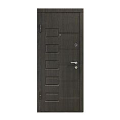 Двери металлические Министерство Дверей ПО-21 венге 86*205 см левые - фото