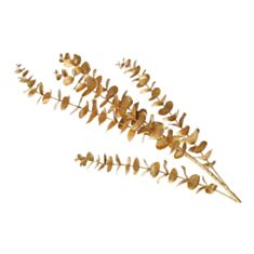 Декоративна новорічна гілка евкаліпт BonaDi 824-037 81 см золота - фото